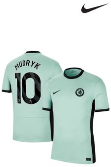Nike Green Chelsea Third Stadium Shirt 2023-24 - Mudryk 10 (K92185) | kr1,272