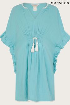 Monsoon Blue Cheesecloth Kaftan (K92308) | AED185 - AED213