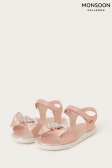 Monsoon Gold Sequin Bow Sandals (K92329) | €33 - €35