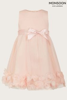 Monsoon Pink Baby Scuba Blossom Dress (K92336) | €71 - €79