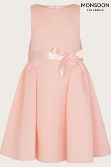 Monsoon Pink Holly Scuba Bridesmaid Dress (K92361) | €66 - €79