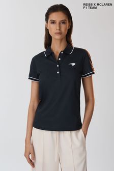 Granatowy - Mclaren F1 Mercerised Cotton Polo Shirt (K92524) | 620 zł