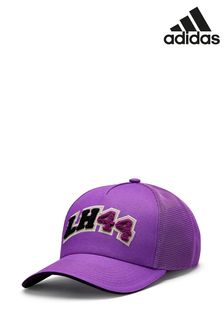 adidas Purple Mercedes AMG Petronas F1 Lewis Hamilton 44 Trucker Cap (K92900) | $60