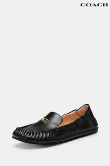 أسود - حذاء جلد سهل اللبس Ronnie من Coach (K92933) | 965 ر.ق