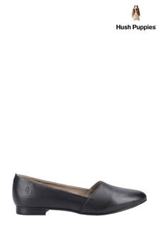 Hush Puppies Senior Lola Black Shoes (K93264) | LEI 298