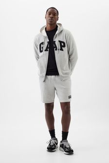 Gap Grey Pull On Logo Jogger Shorts (K93314) | LEI 149