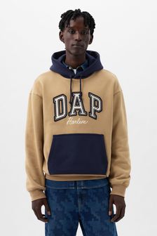 Marrón - Sudadera con capucha y logo estilo bloques de color para niños Dapper Dan de Gap (K93317) | 106 €