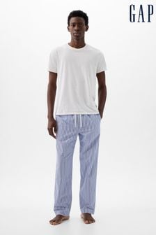 Jasnoniebieska w paski - Spodnie od piżamy Gap z miękkiego materiału (K93324) | 190 zł