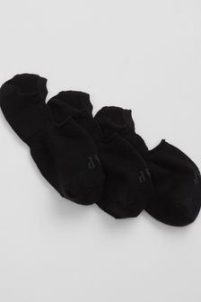 Gap Black Adults Logo No Show Socks (3 Pack) (K93336) | LEI 60