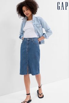 Gap джинсовая юбка-карандаш миди Washwell (K93356) | €53