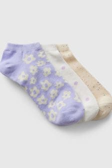 Violet - Gap Adults Ankle Socks 3-pack (K93368) | €12