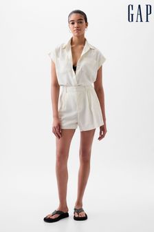 Gap White 4" Linen Cotton Everyday Shorts (K93380) | €42