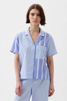 Gap Blue Poplin Pyjama Shirt (K93428) | LEI 119