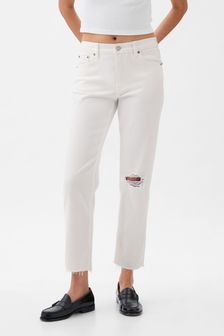 Gap Gerippte Cheeky-Straight-Jeans mit hohem Bund (K93463) | 86 €
