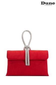 Dune London Red Diamanté Handle Brynie Grab Bag (K93496) | LEI 537