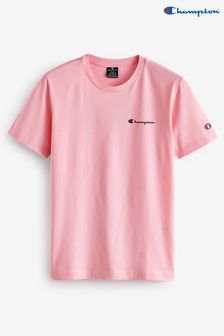 Champion Crewneck Pink T-Shirt
