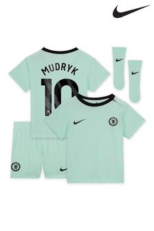 Nike Green Chelsea Third Stadium Kit T-Shirt 2023-24 Infants (K93937) | €107