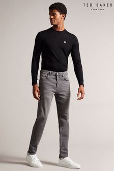 Ted Baker Grey Elvvis Slim Fit Stretch Jeans (K93967) | LEI 507