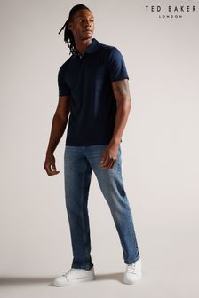 Blue - Ted Baker Joeyy Straight Fit Stretch Jeans (K93968) | kr1 560