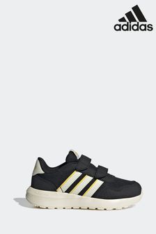 Adidas black chunky trainers sales