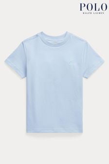 Hellblau - Polo Ralph Lauren Baumwoll-Jersey-T-Shirt mit Rundhalsausschnitt für Jungen​​​​​​​ (K94361) | CHF 68 - CHF 73