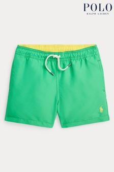 Verde - boxeri de înot pentru băieți Polo Ralph Lauren Traveler (K94408) | 352 LEI - 388 LEI
