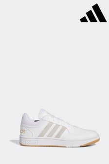 White canvas adidas trainers cheap