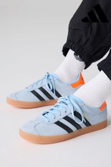 Adidas orange and blue trainers online