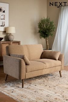 Casual Boucle Camel Natural Mila Compact 2 Seater Sofa In A Box (K95633) | €570