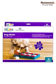 Rosewood Blue Nina Ottosson Dog Brick Dog Toy Challenge (K95851) | AED133