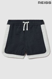 海軍藍/淺褐色 - Reiss Surf對比色抽繩泳褲 (K95892) | NT$1,680