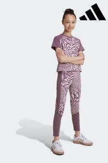 Girls pink adidas leggings new arrivals
