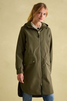 Curve Joules Green Zip Through Plain Coats Next Luxembourg