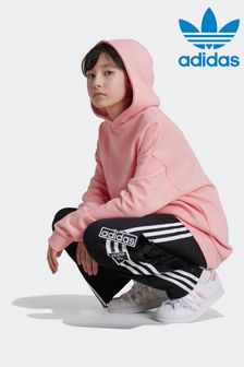 Girls pink adidas hoodie new arrivals