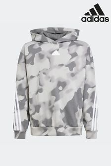 Серый - Adidas Kids Future Icons Camo Printed Hoodie (K97084) | €50