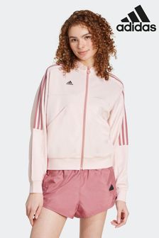 Pink adidas jackets on sale