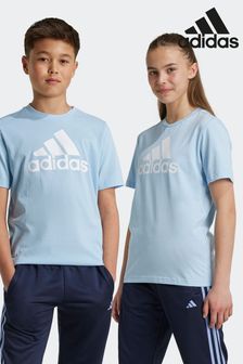 adidas Dark Blue Sportswear Essentials Big Logo Cotton T-Shirt (K97624) | HK$134