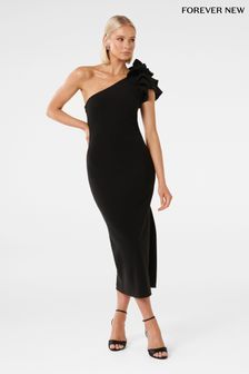 Forever New Celeste Figurbetontes One-Shoulder-Kleid mit Rüschen (K97693) | 168 €
