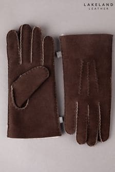 Lakeland Leather Sheepskin Brown Gloves (K97729) | AED333