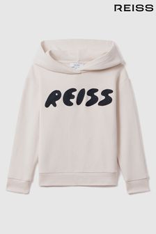 Reiss Adel Oversize-Kapuzensweatshirt aus Baumwolle mit Motiv (K97805) | 69 €
