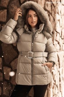 Forever New Natural Dannie Mid Length Puffer Coat (K97823) | 6,866 UAH