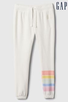 Blanc - Gap - Pantalon de Jogging à logo (4-13 ans) (K98641) | €21