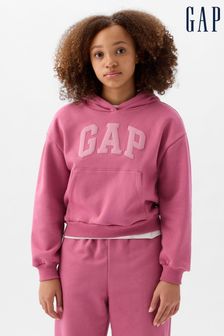 Gap Pink Arch Logo Hoodie (4-13yrs) (K98646) | kr370