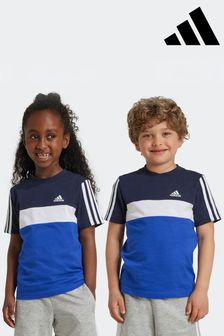 Girls Blue Stripe Short Sleeve Tshirts Next Oman