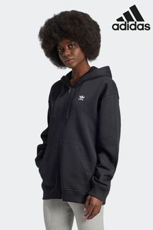 adidas originals Black Essentials Full Zip Hoodie (K98928) | €68