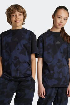 adidas Black Future Icons Camo Printed T-Shirt (K99242) | €33