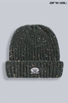 Animal Mens Green Otto Recycled Chunky Knit Beanie (K99758) | OMR11