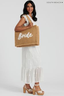South Beach Natural Bride Tote Bag (K99819) | AED133