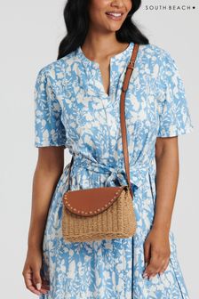 South Beach Brown Studded Cross-Body Bag (K99838) | $47