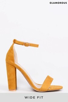 Sandales Glamorous larges à talon carré